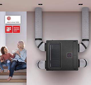 null HEATPEX Podstropná rekuperácia ARIA VITALE Silver 52530011100W