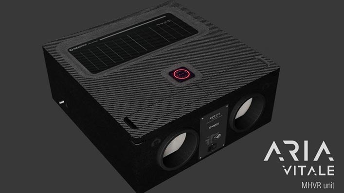 null HEATPEX Podstropná rekuperácia ARIA VITALE Silver 52545011100W